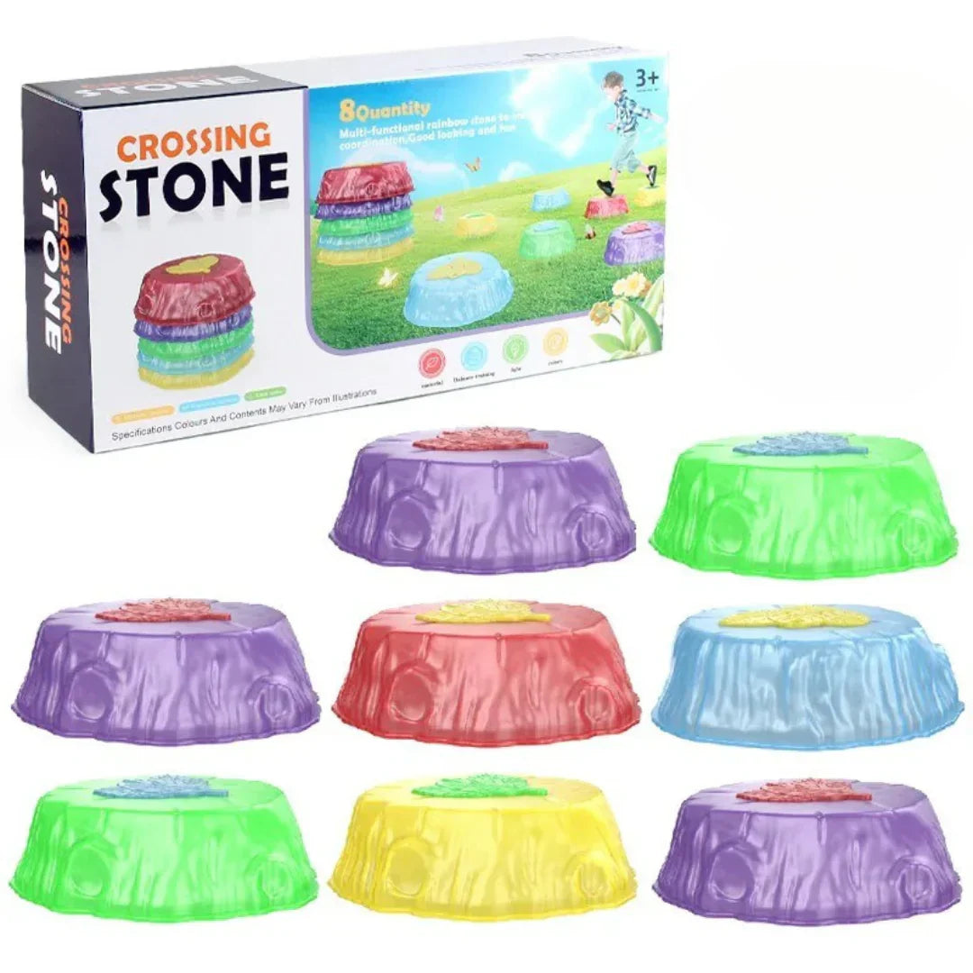 Colorful Kids Balance Rocks