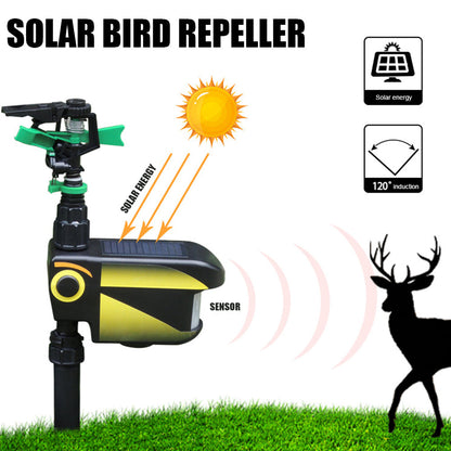 Solar Powered Deer Repellent Sprinkler System