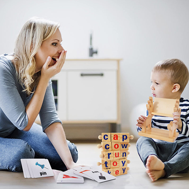Wooden Learning Blocks for Kids