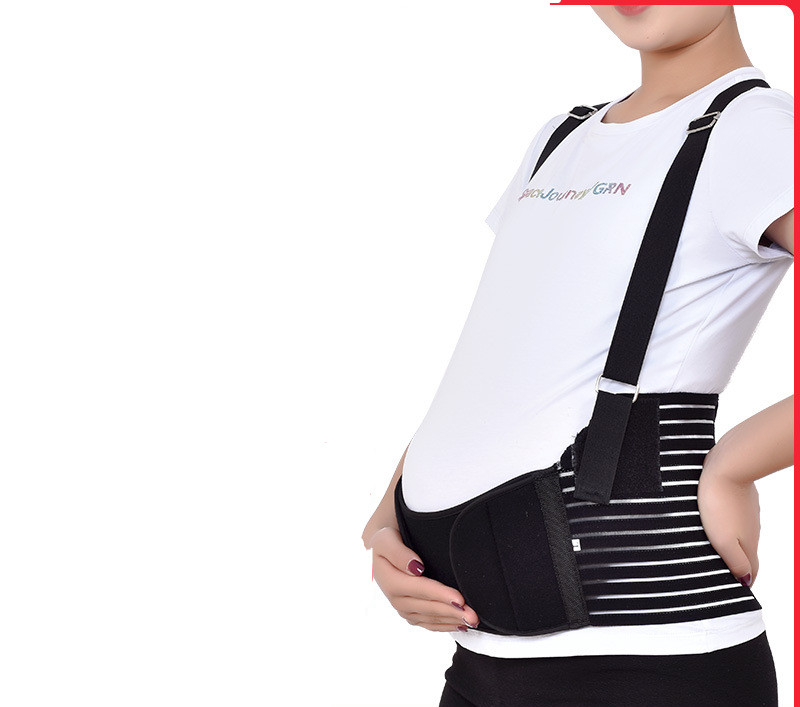 Comfortable Pregnancy Back Support Belt with Adjustable Straps