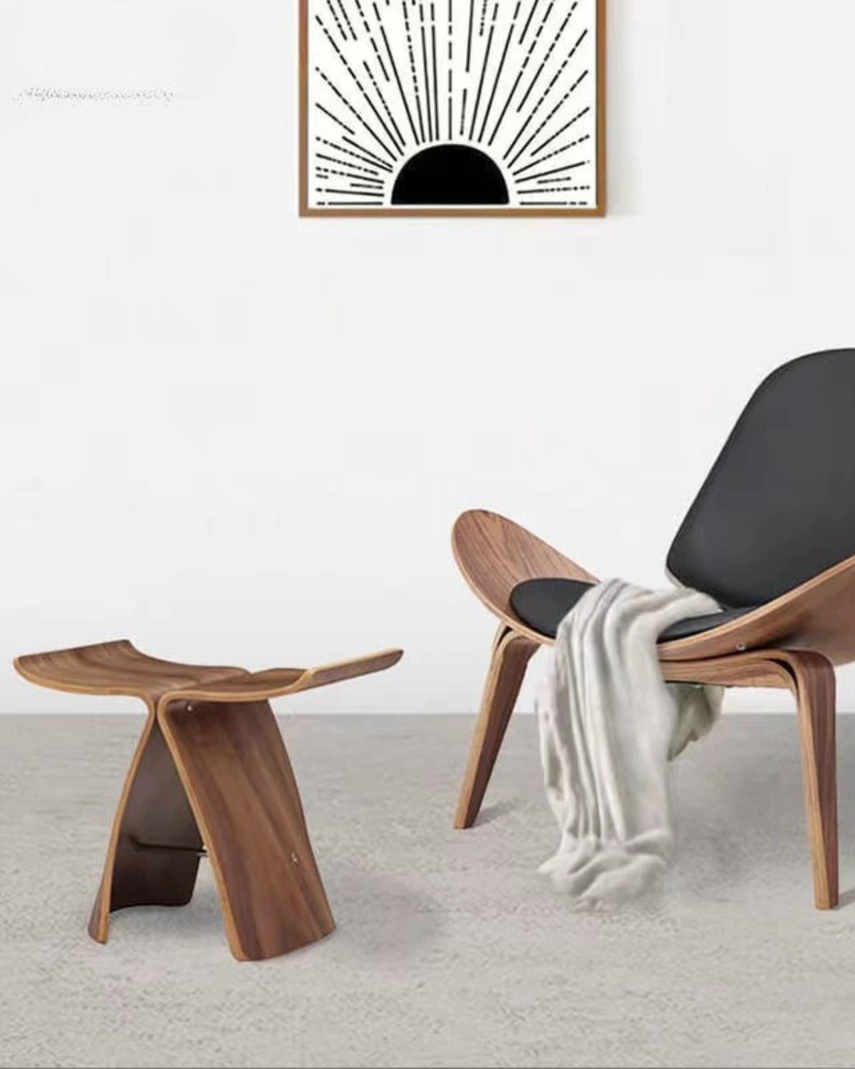 Retro Floral End Table