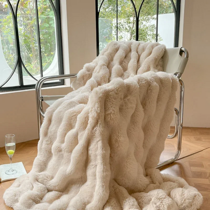 Warm Plaid Throw Blanket