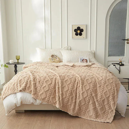 Soft Wool Blanket for Bed