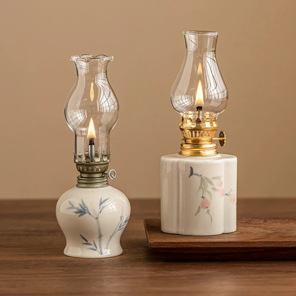 Classic Bronze Table Lantern