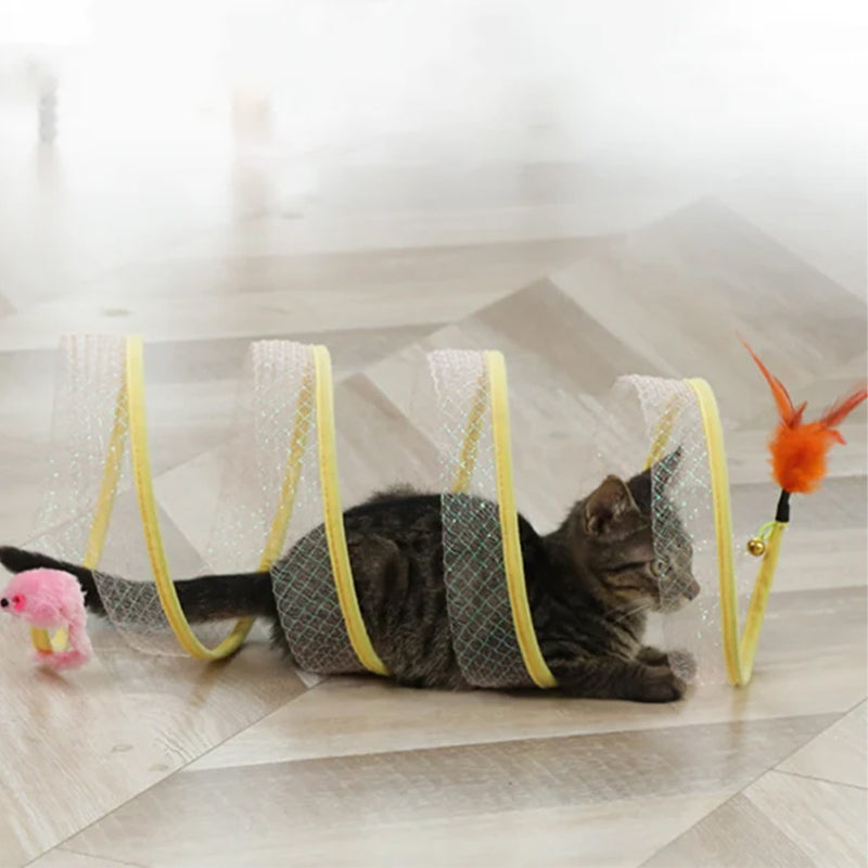 Foldable Pet Play Tunnel