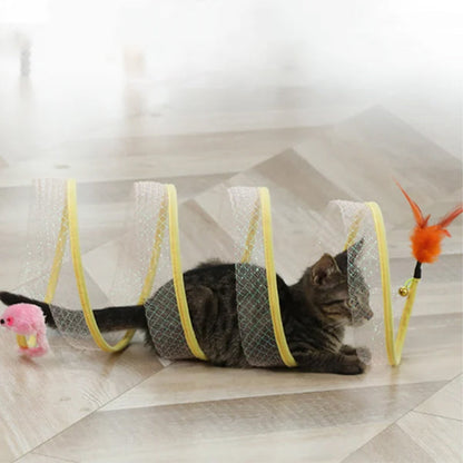 Foldable Pet Play Tunnel