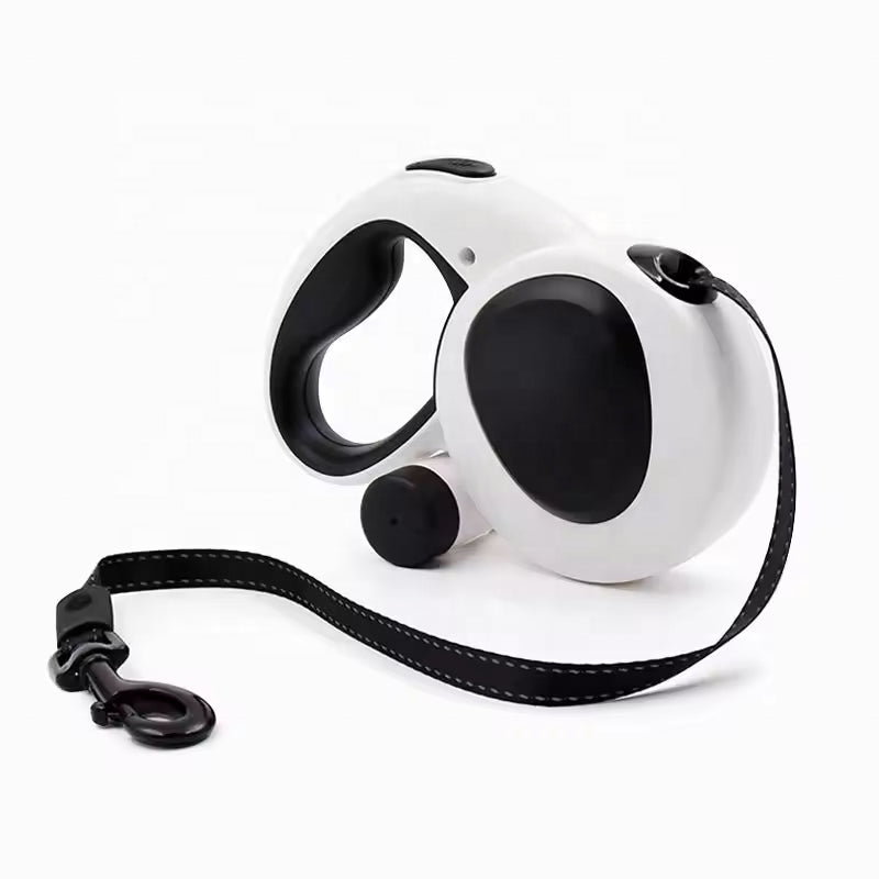 Safety Dog Leash with Built-in Flashlight and Reflective Strap