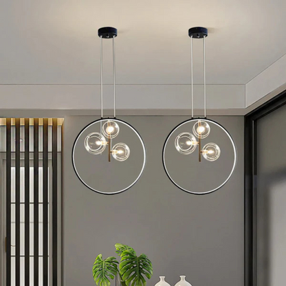 Simple Black Hanging Light