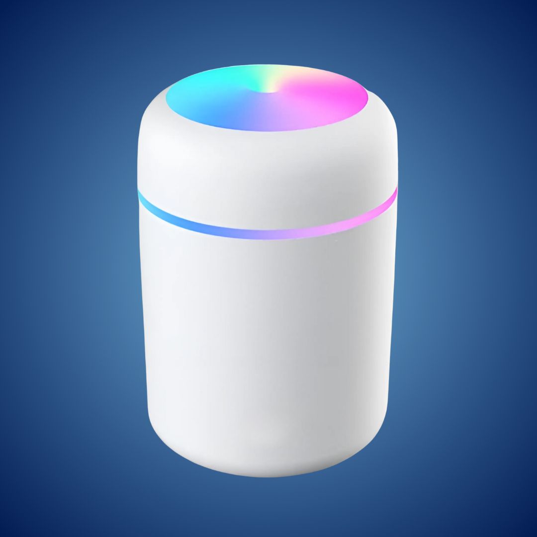 Compact Air Purifier Humidifier for Allergy Relief