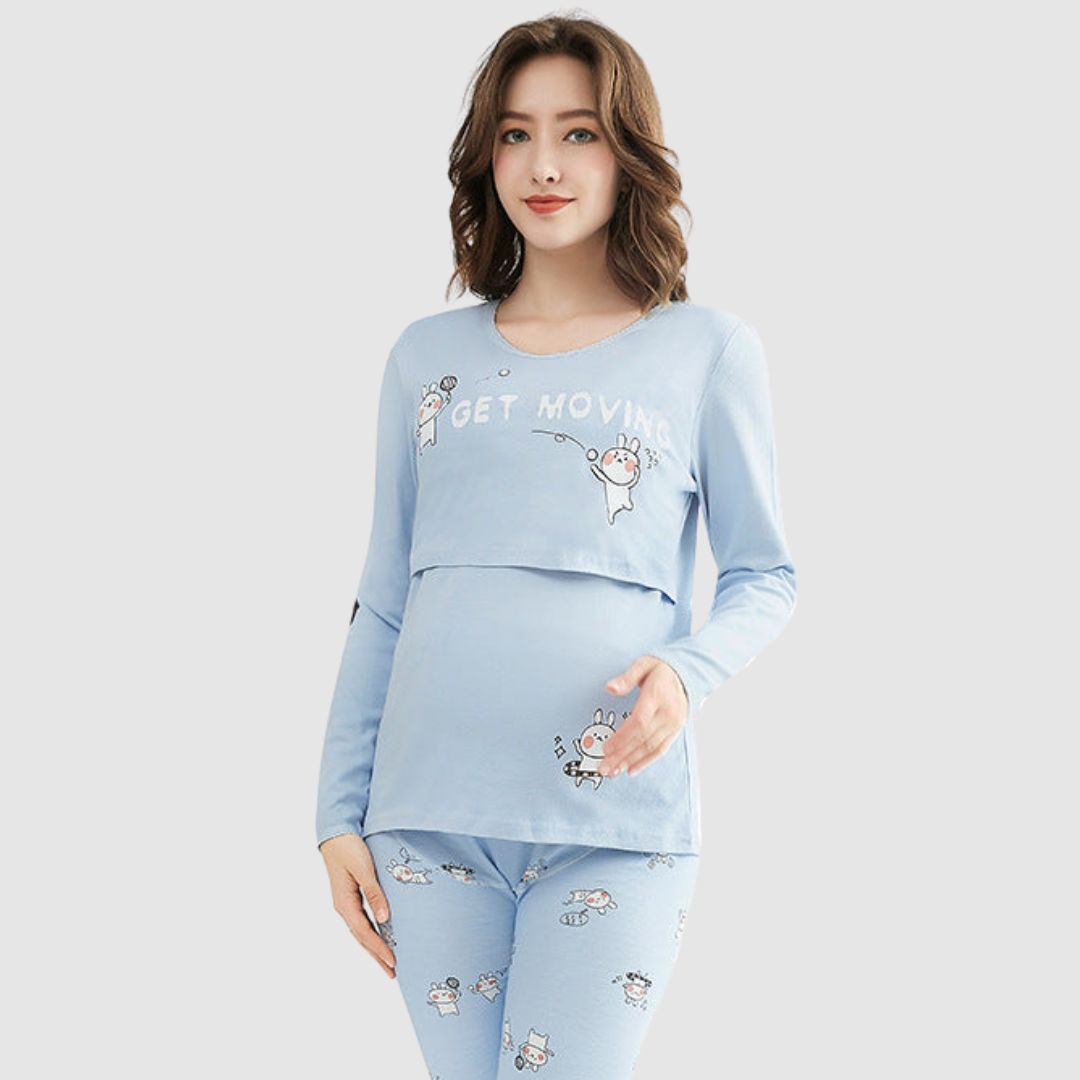 Cozy Maternity Dress for Lounging at Home