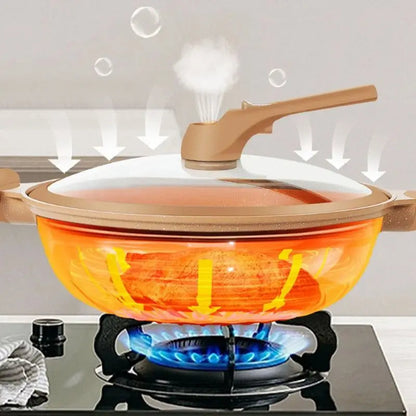 Easy Cooking Frying Steamer Pot