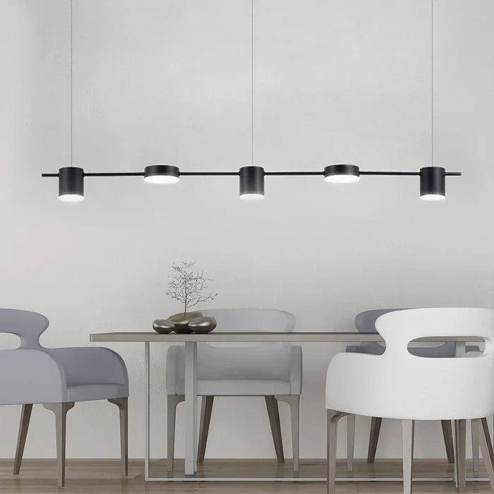 Sleek Metal Hanging Light - AuraDrum