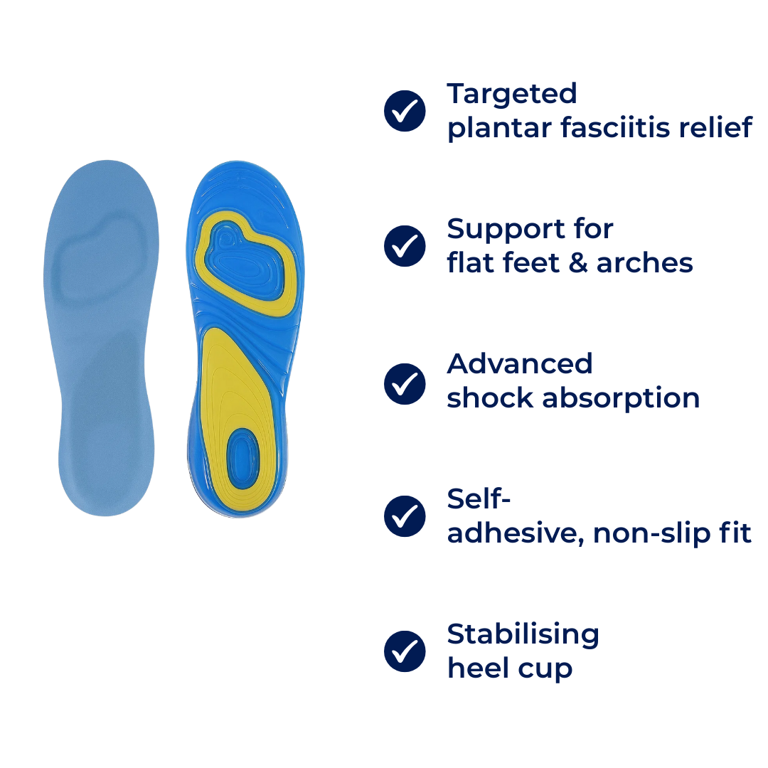Arch Support Gel Insoles for Flat Feet Relief