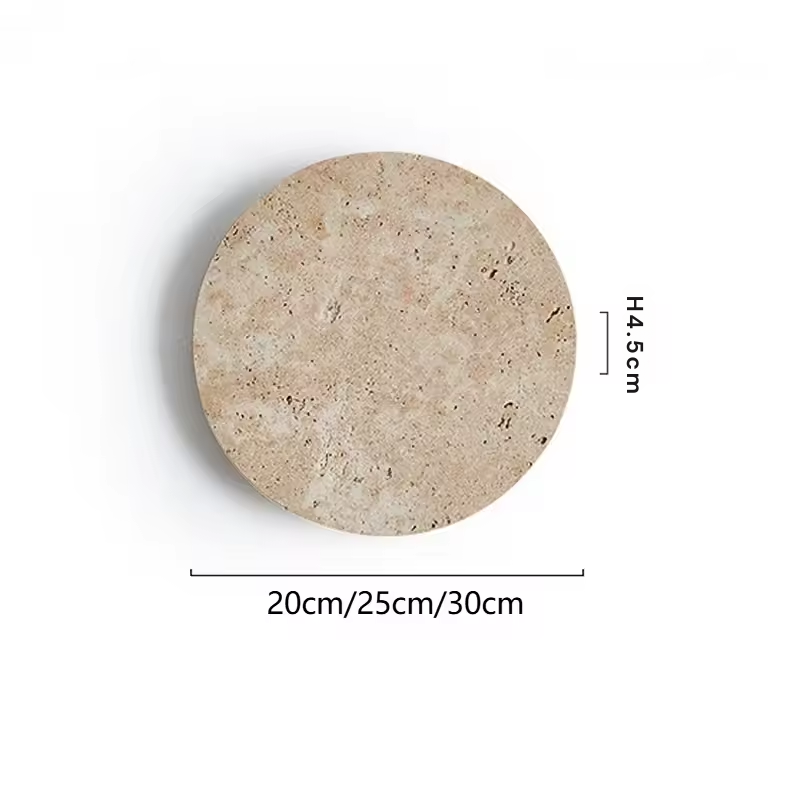 Rustic Travertine Stone Wall Lamp
