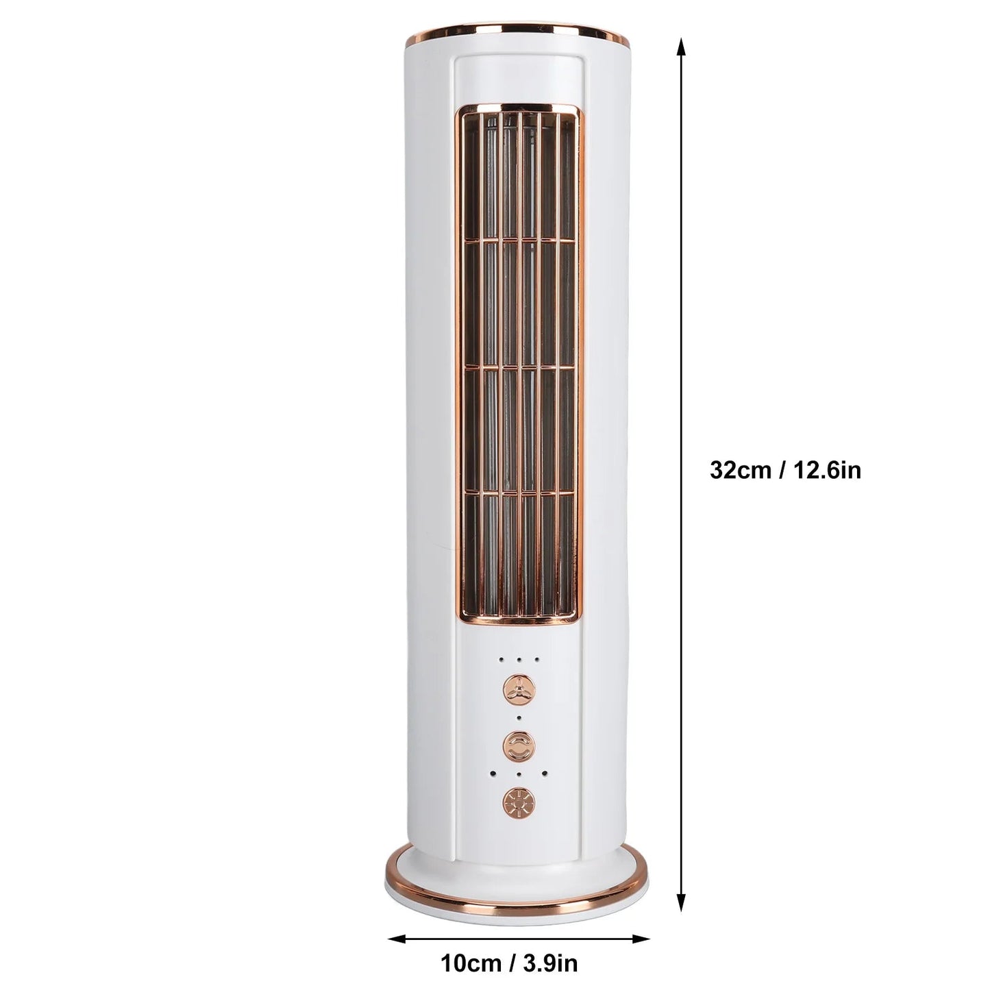 Compact Quiet Desk Air Cooler with Remote