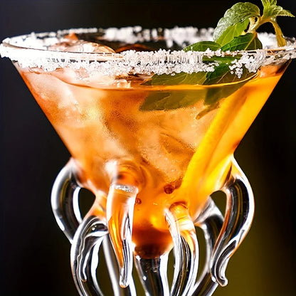 Colorful Ocean Octopus Cocktail Glass