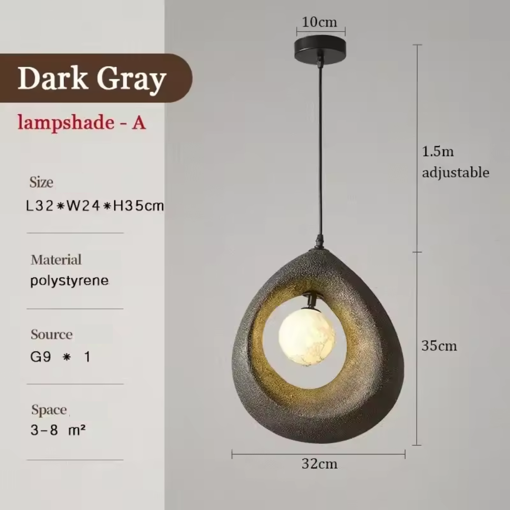 Simple Asian Style Hanging Light Pendant