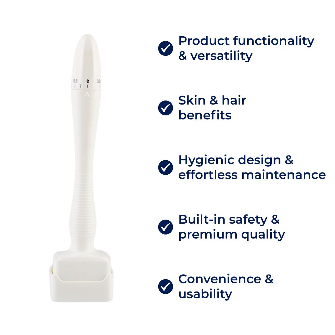 Skin Rejuvenation Derma Roller - 140 Fine Needles