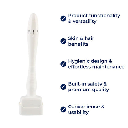 Skin Rejuvenation Derma Roller - 140 Fine Needles