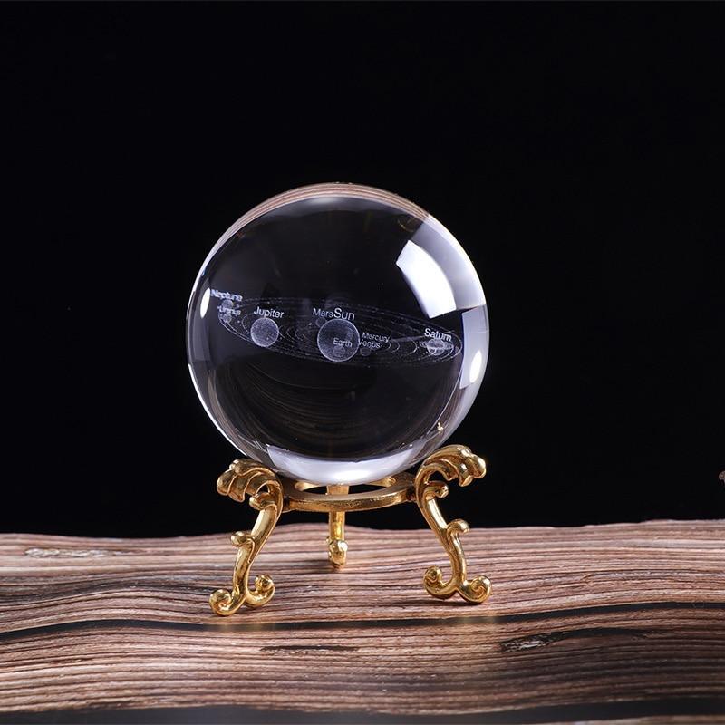 Colorful Cosmic Globe Crystal Ornament - Befez
