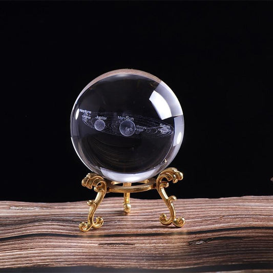 Colorful Cosmic Globe Crystal Ornament - Befez