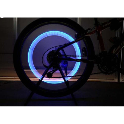 Bright LED Tire Valve Caps (2 Pack)
