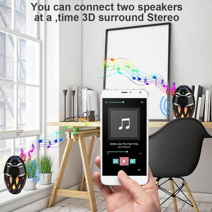 Compact LED Portable Bluetooth Speaker