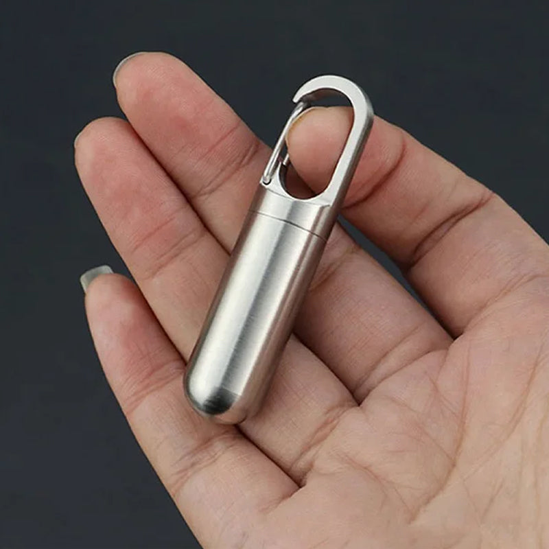 Travel Medication Case Stainless Steel