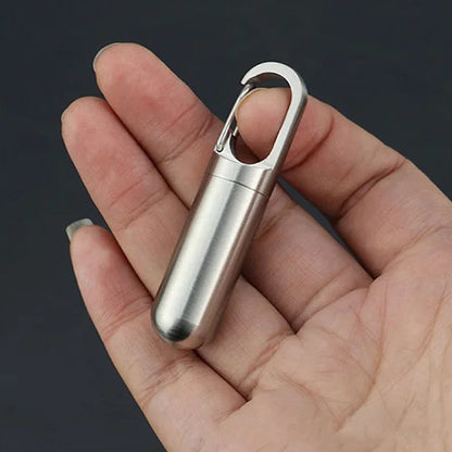 Travel Medication Case Stainless Steel