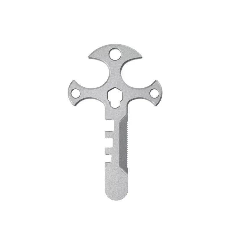 Durable Titanium Multi-Tool Keychain Necklace