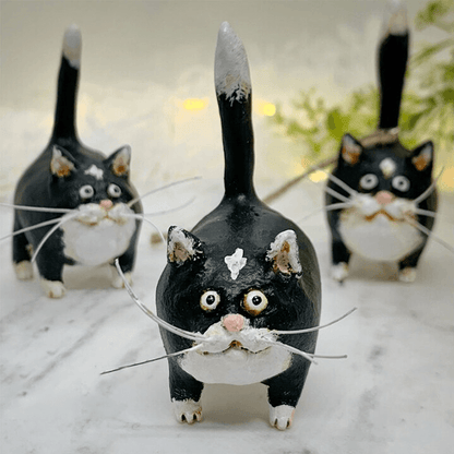 Unique Handmade Kitty Xmas Tree Ornament