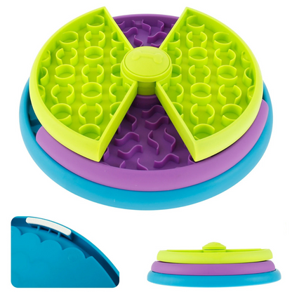 Interactive Adjustable Pet Food Bowl