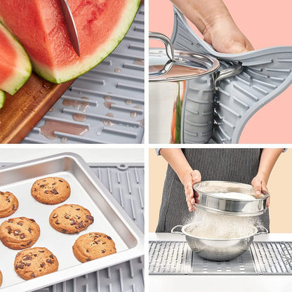 Soft Flexible Shower Drain Mat