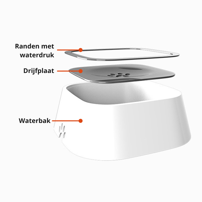 Self Cleaning Pet Water Dispenser Bowl