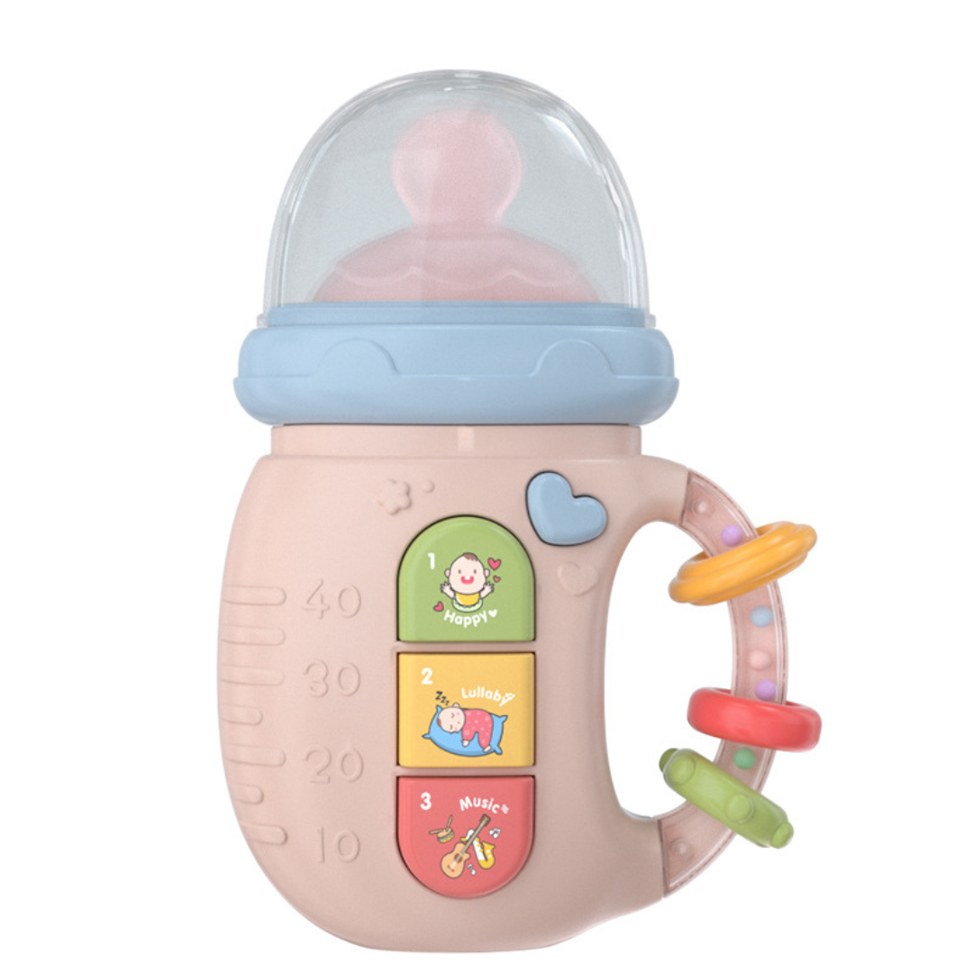 Soothing Baby Pacifier with Teether and Rattle Toy