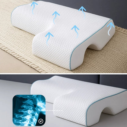Contoured Neck Pillow for Better Sleep Support