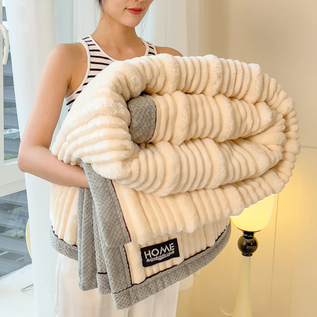 Soft Cozy Throw Blanket for Bed and Couch