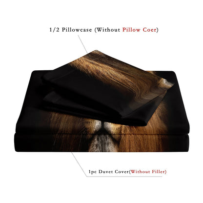 Wildlife Lion Pattern Bedding Set