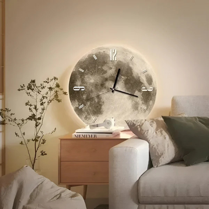 Stylish Lunar Wall Clock