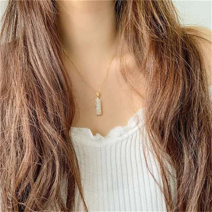 Meaningful Green Jade Pendant Necklace