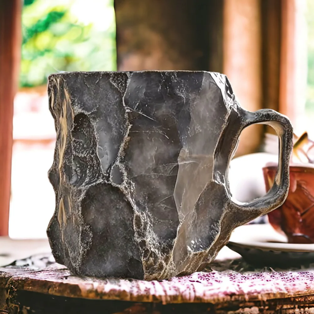 Pretty Stone Ceramic Coffee Mug