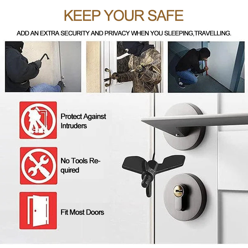 Compact Security Door Stop Wedge