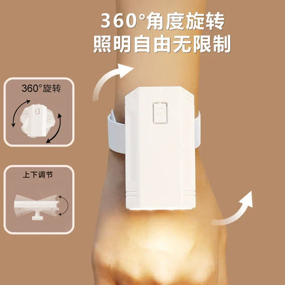 Compact LED Wrist Desk Lamp for Bedside Reading