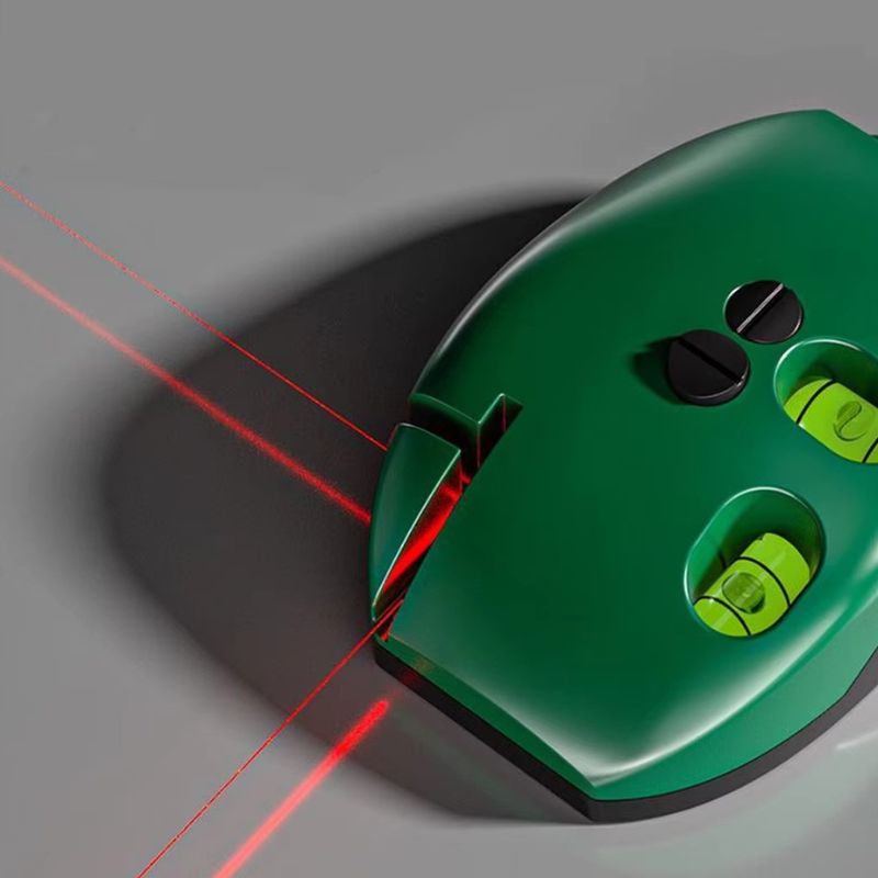 Compact Laser Level Tool with 90° Cross Line Projection