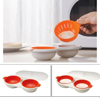 Compact Microwave Egg Cooking Pod