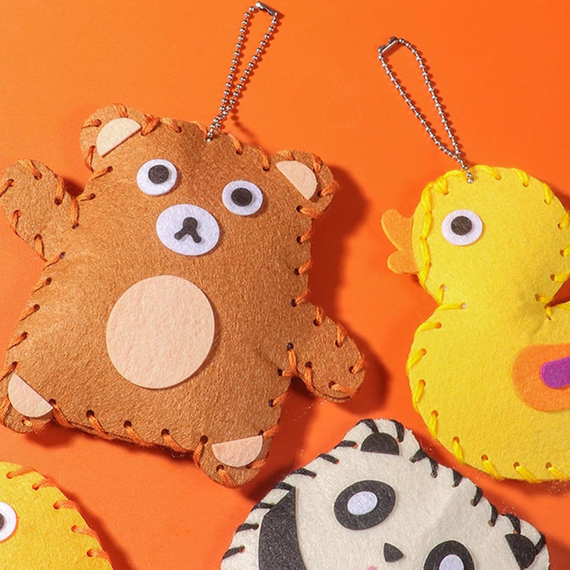 Soft Felt Animal Shapes for Crafts and Sewing