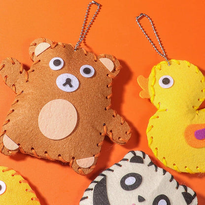 Soft Felt Animal Shapes for Crafts and Sewing