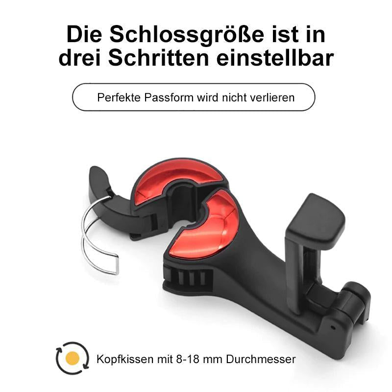 Universal Car Seat Hook with Phone Mount