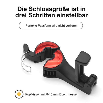 Universal Car Seat Hook with Phone Mount