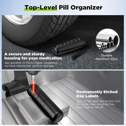 Waterproof Pill Box with 7 Day compartments